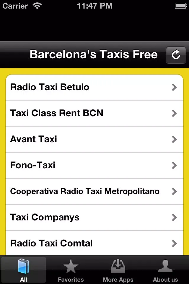 Tangkapan skrin Barcelona's Taxis Free