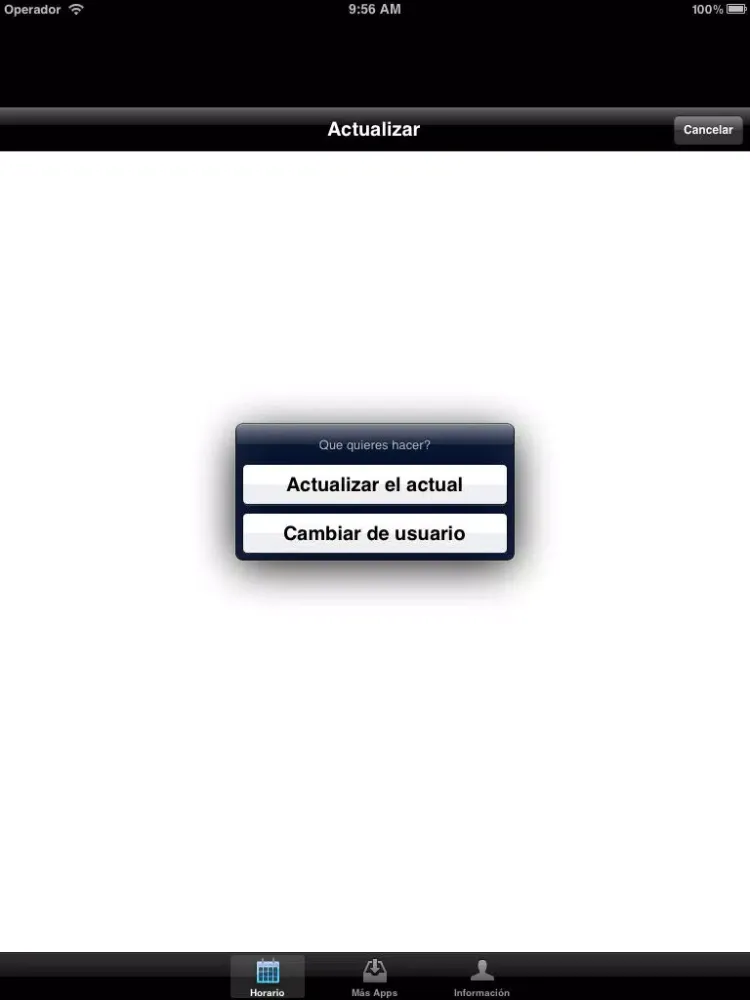 Horario FIB iPad 应用截图