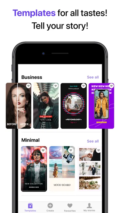 ภาพหน้าจอของ Story Templates & Reels Maker