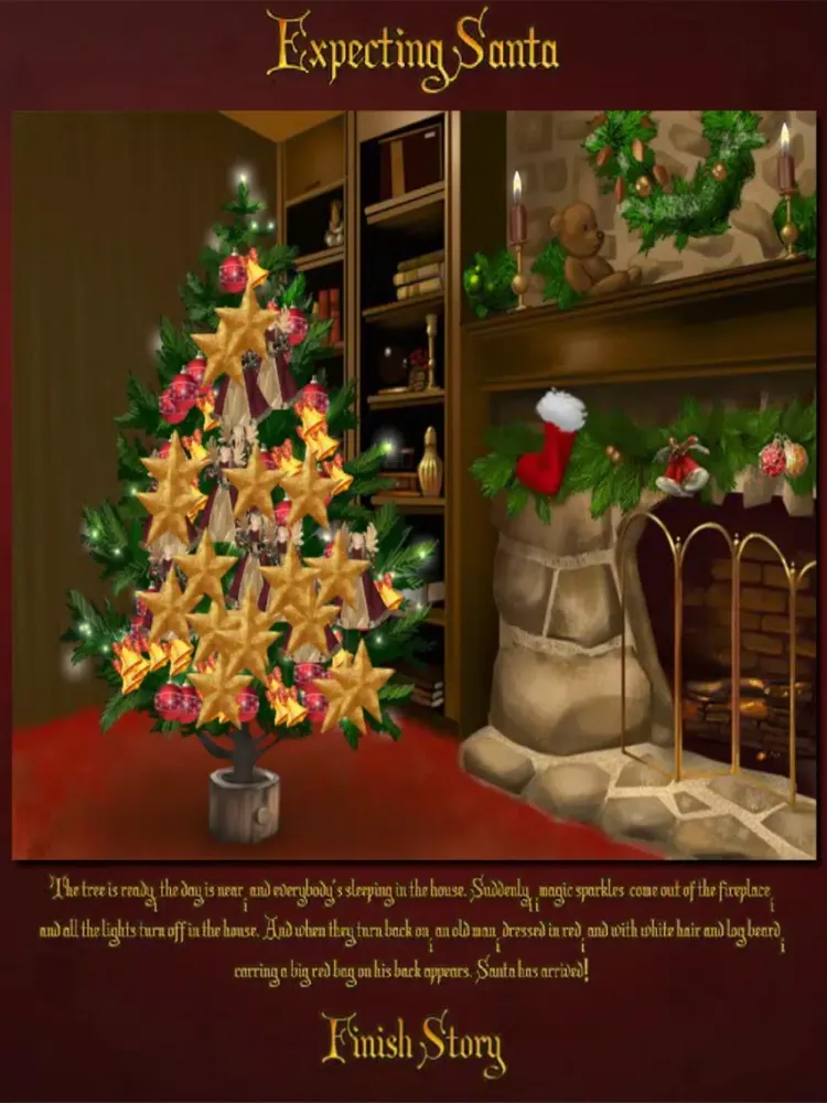 Tangkapan skrin Christmas Story Santa Claus iPad 