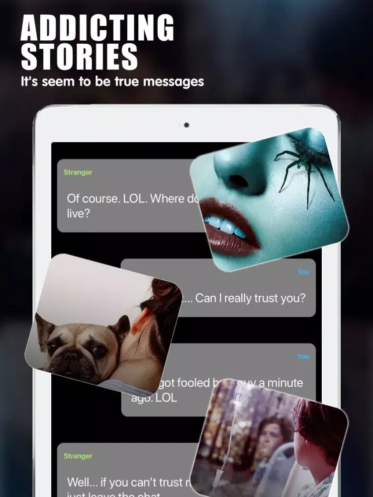 تصاویر Moo - Chat Stories iPad 