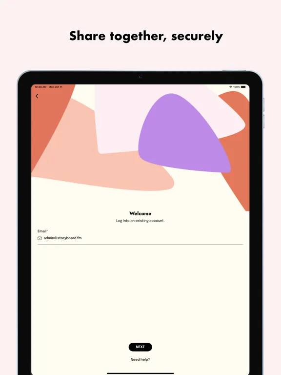 Storyboard Podcasts iPad 应用截图