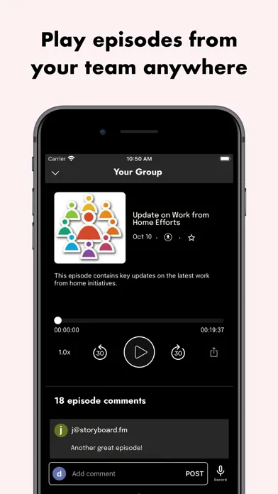 Storyboard Podcasts应用截图