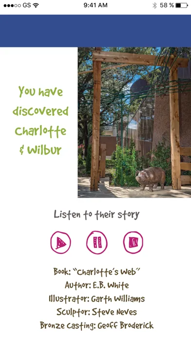 Storybook Sculpture Audio Tour Screenshots