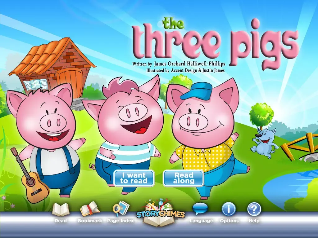 Three Little Pigs StoryChimes (FREE) iPad  Screenshots