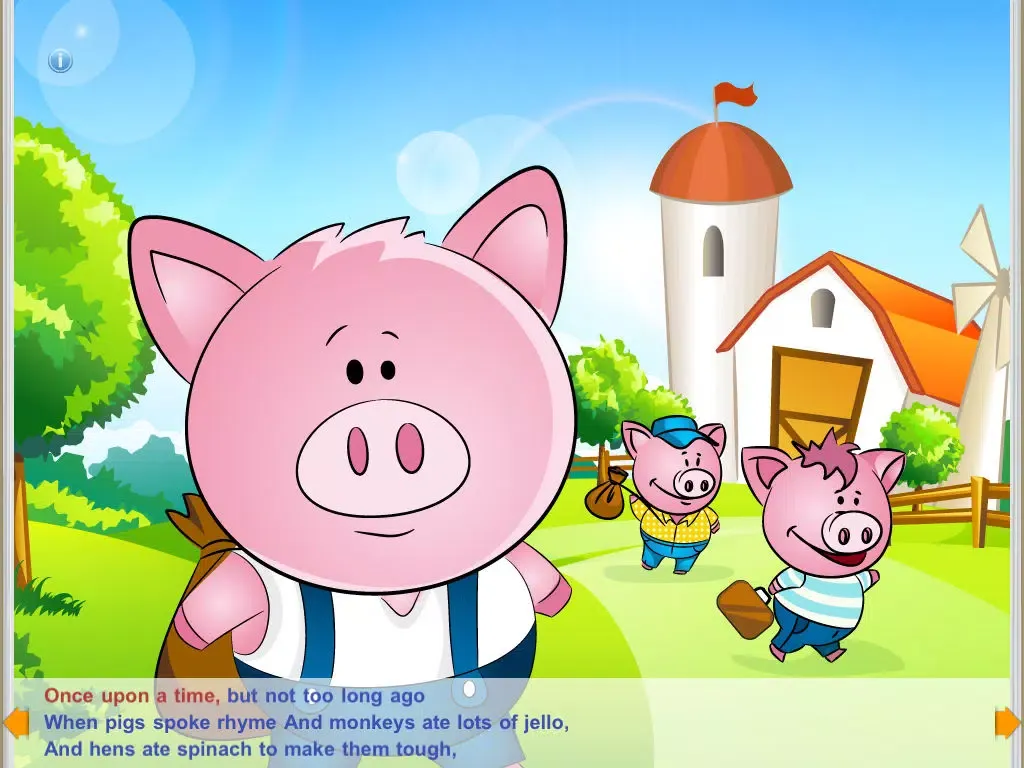 Three Little Pigs StoryChimes (FREE) iPad  Screenshots