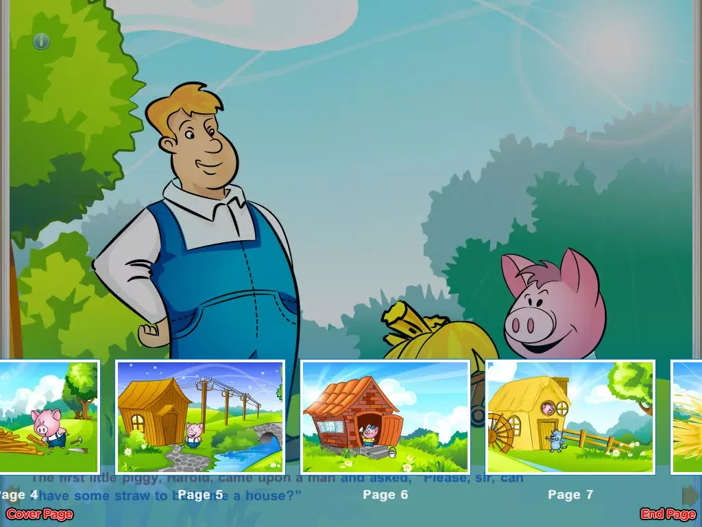Three Little Pigs StoryChimes (FREE) iPad  Screenshots