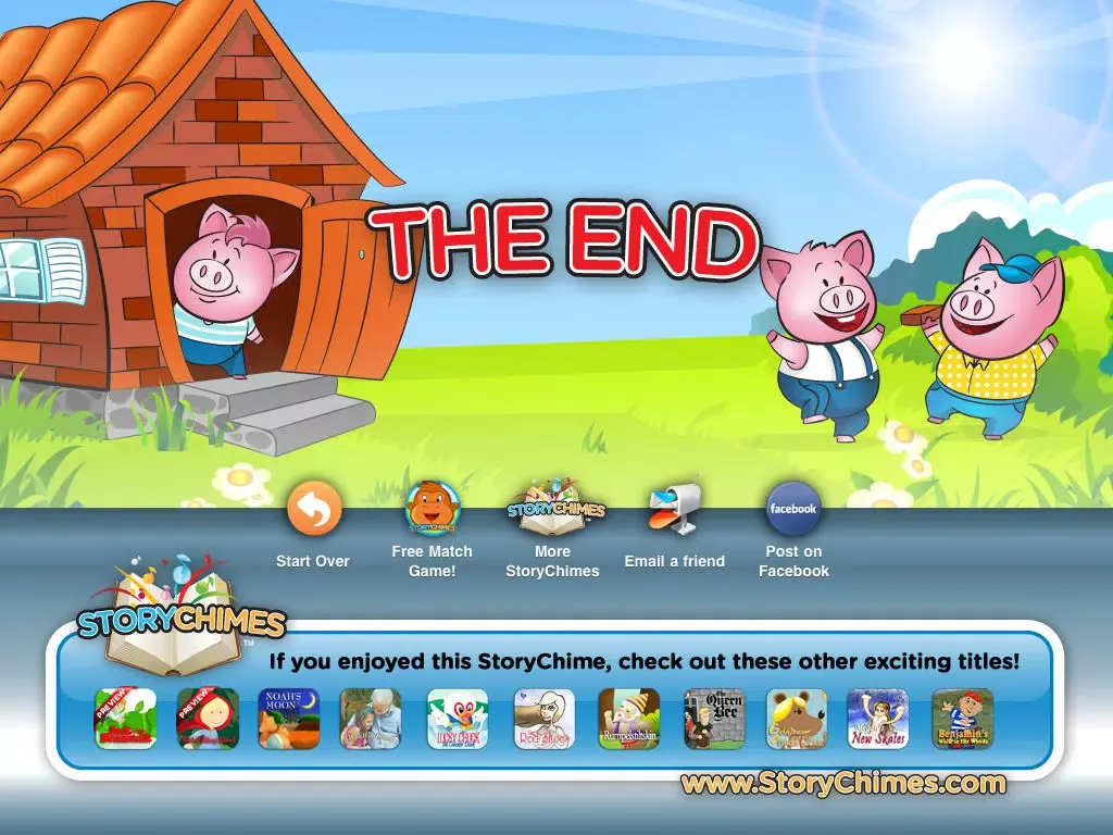 Three Little Pigs StoryChimes (FREE) iPad  Screenshots