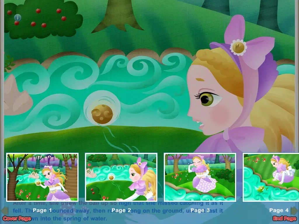 The Frog Prince StoryChimes (FREE) iPad  Screenshots