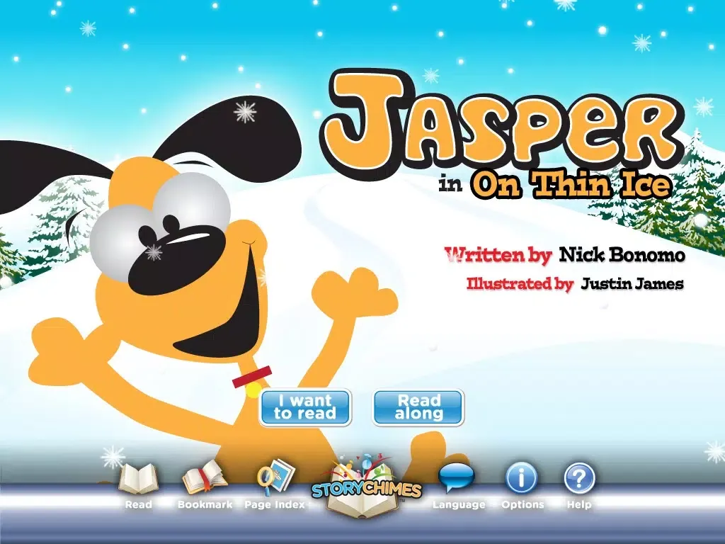Jasper in On Thin Ice StoryChimes iPad  Screenshots