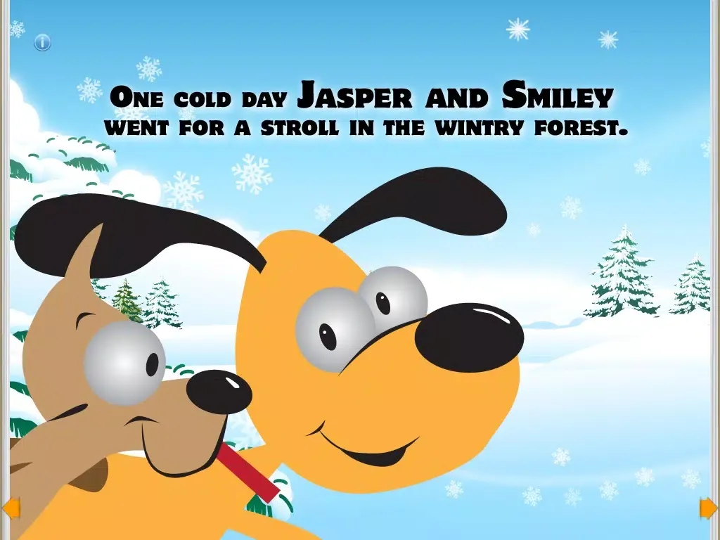 Jasper in On Thin Ice StoryChimes iPad  Screenshots