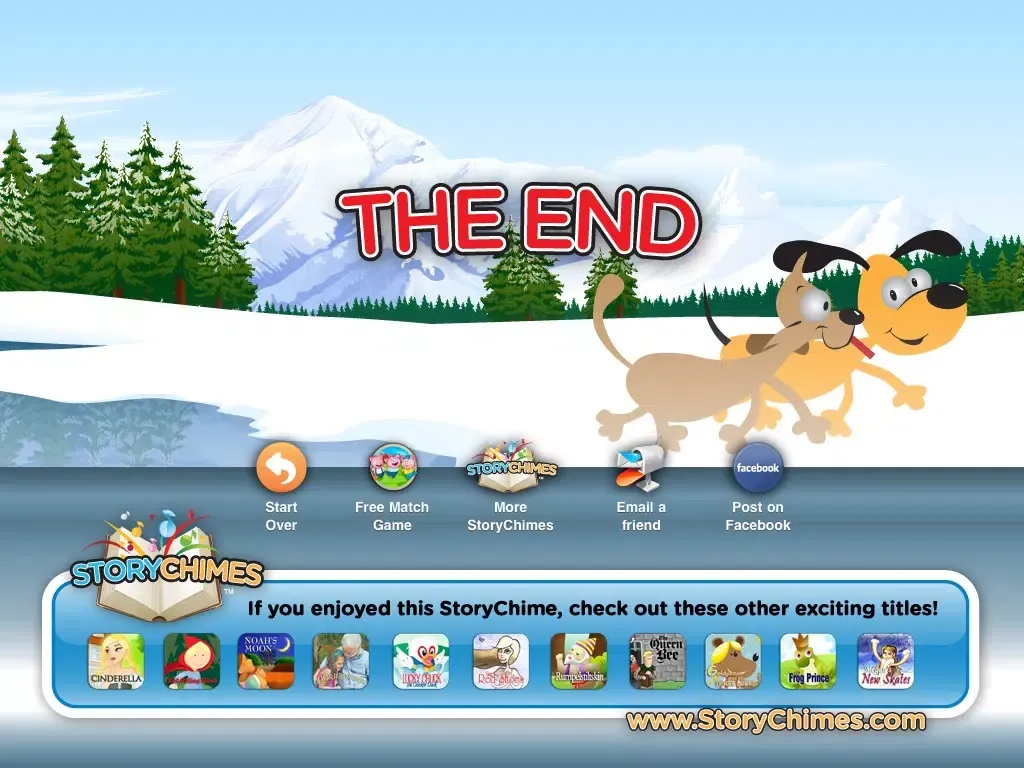Jasper in On Thin Ice StoryChimes iPad  Screenshots