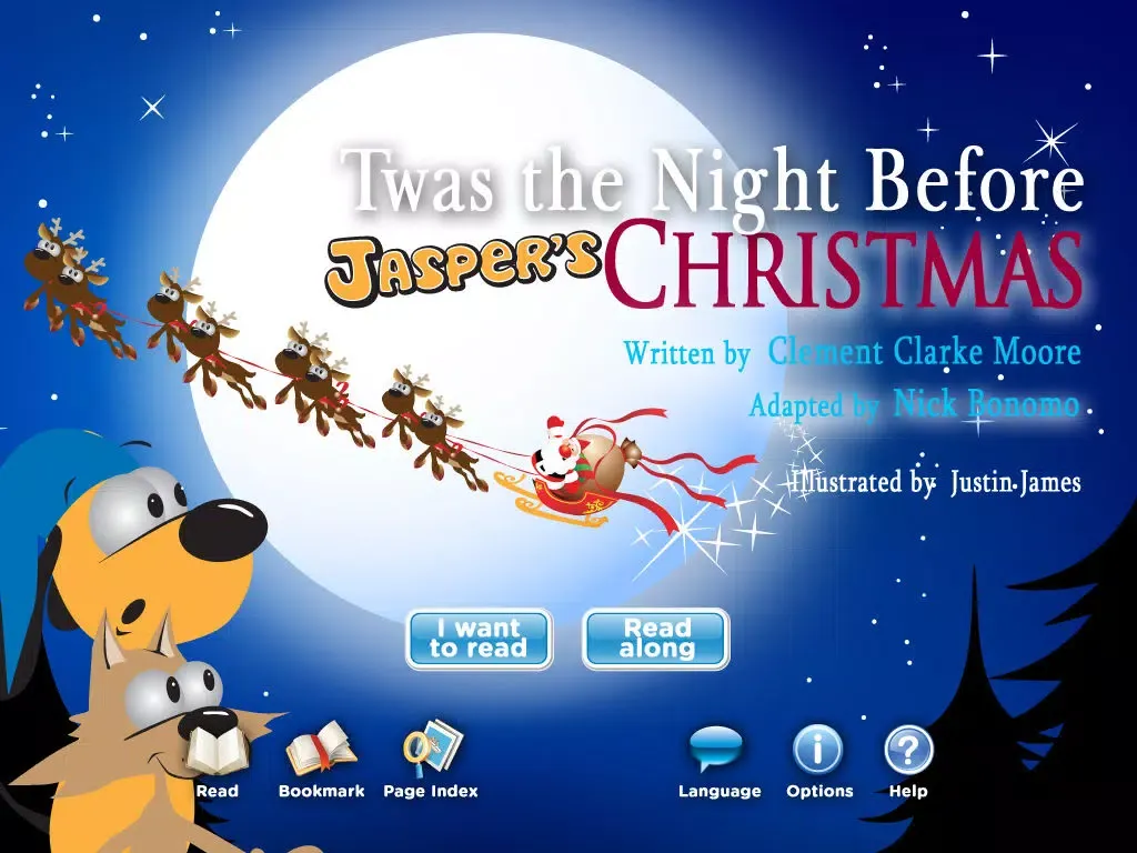 Скриншоты Twas The Night Before Jasper's Christmas (FREE) StoryChimes iPad 