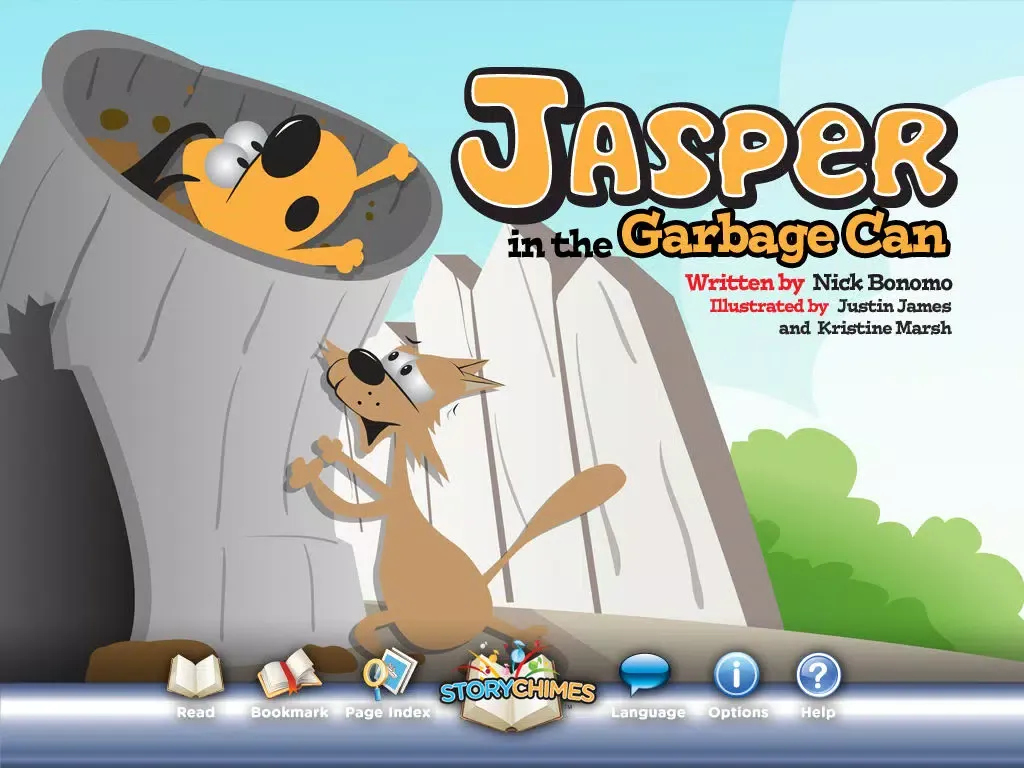 تصاویر Jasper in The Garbage Can StoryChimes (FREE) iPad 