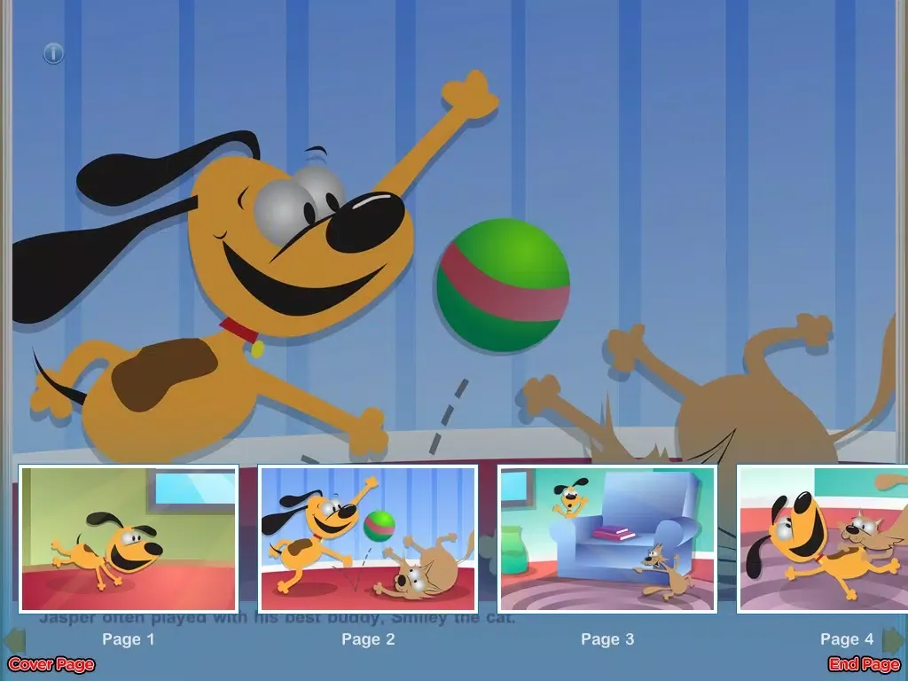 تصاویر Jasper in The Garbage Can StoryChimes (FREE) iPad 