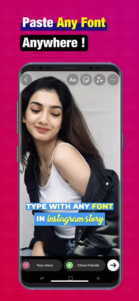 StoryFont for Instagram Story Screenshots