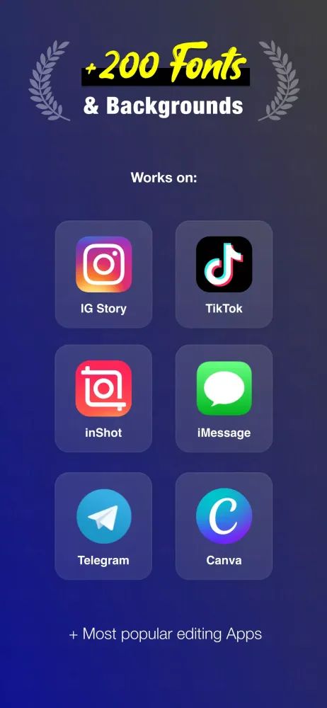 StoryFont for Instagram Story Screenshots