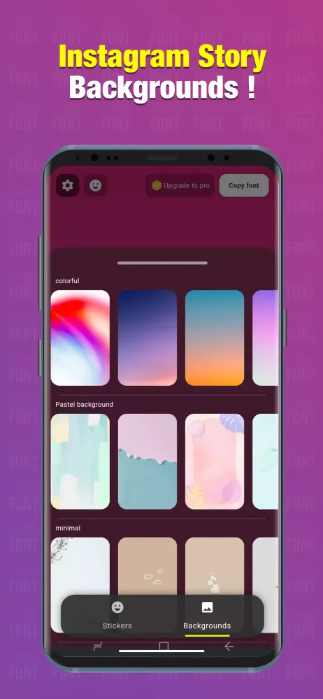 StoryFont for Instagram Story Screenshots