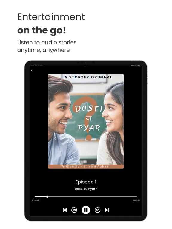 The StoryFy App iPad  স্ক্রিনশট