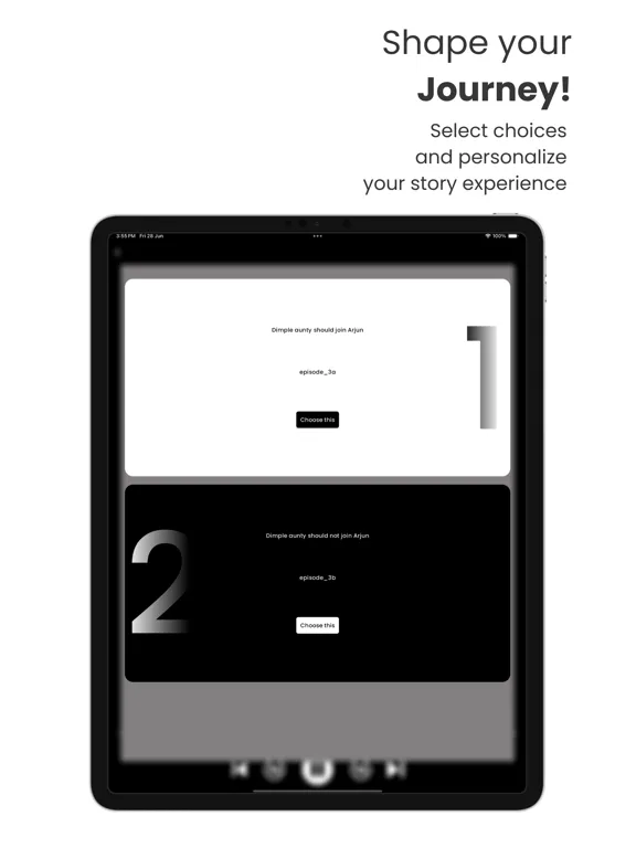 The StoryFy App iPad  স্ক্রিনশট