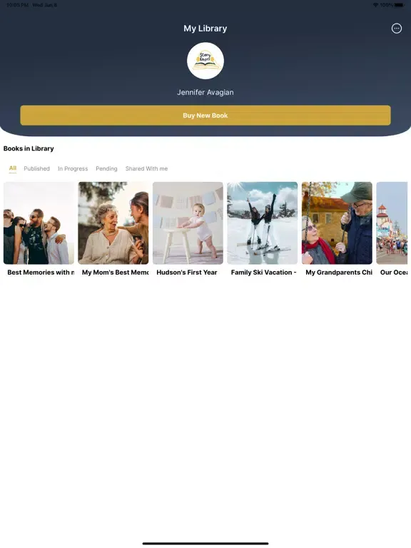 ภาพหน้าจอของ Story Keeper iPad 