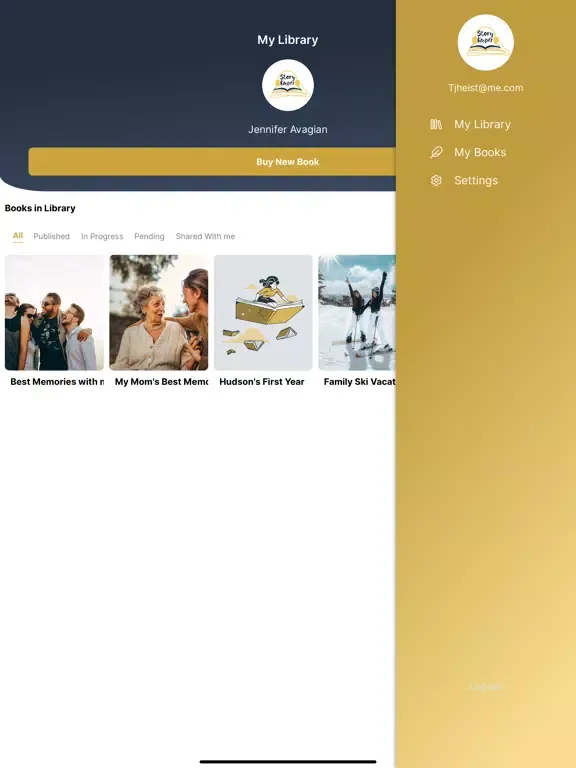 ภาพหน้าจอของ Story Keeper iPad 