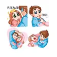 CouplesMoji - Stickers Pack