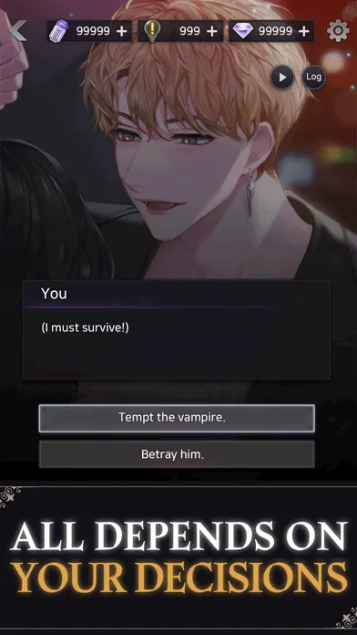 Captures d'écran de BloodKiss : Vampire romance