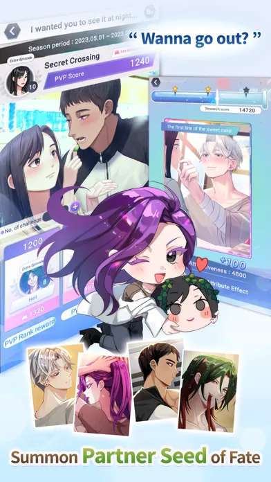 Secret Crossing : story game Screenshots