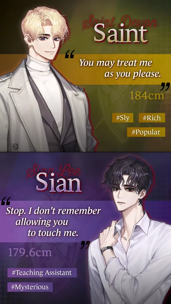 Capturas de tela do Touch to Fate