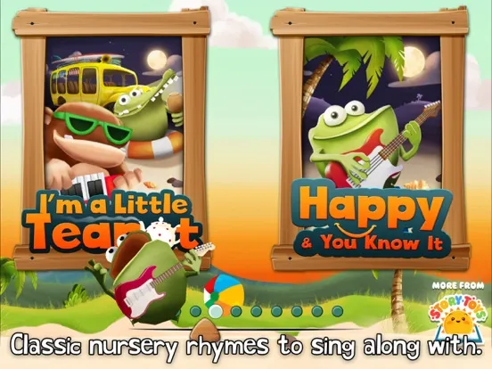 Capturas de pantalla de Animal Band Nursery Rhymes iPad 
