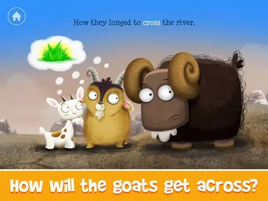Screenshot di StoryTime: Billy Goats Gruff iPad 