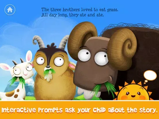 Screenshot di StoryTime: Billy Goats Gruff iPad 