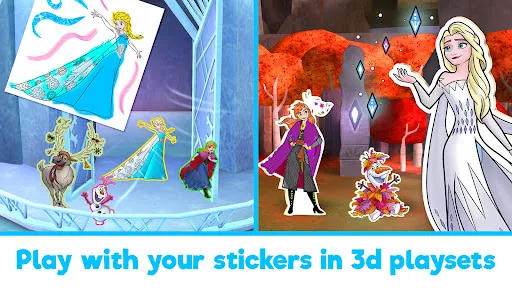 Capturas de pantalla de Disney Coloring World