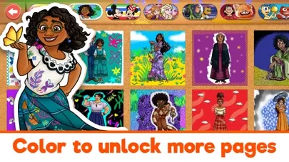 Screenshot di Disney Coloring World+