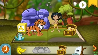 Tangkapan skrin StoryToys Jungle Book