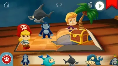 Captures d'écran de StoryToys Pirate Princess