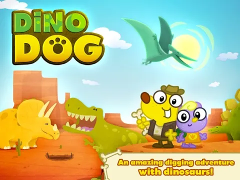 Dino Dog ~ A Digging Adventure with Dinosaurs! iPad 应用截图