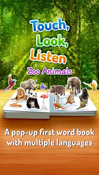 Captures d'écran de Zoo Animals ~ Touch, Look, Listen