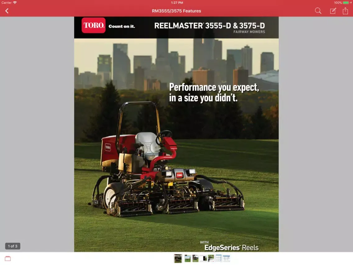 Скриншоты Toro Sales Tool iPad 