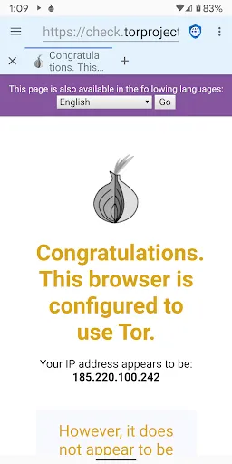 Screenshot di Privacy Browser