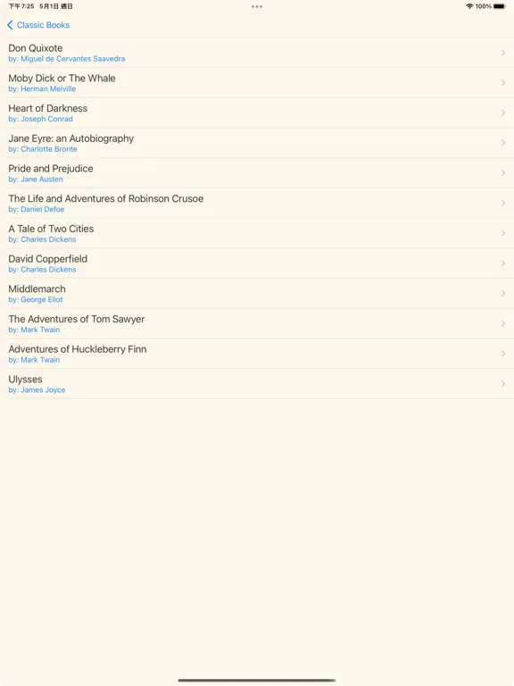 تصاویر The Classic Books iPad 