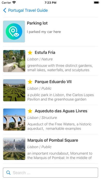 Portugal Tourist Attractions 스크린샷