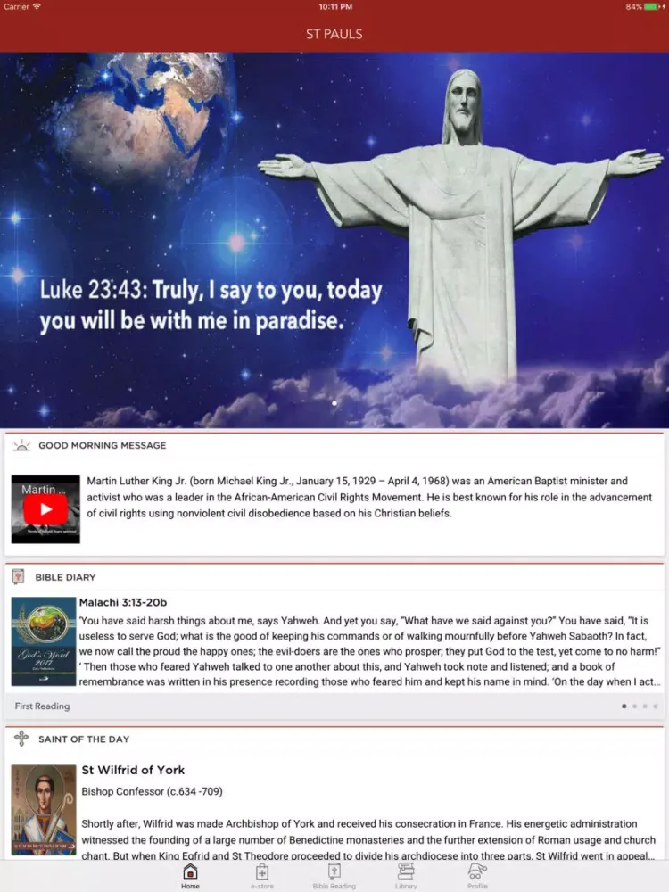 ST.PAULS iPad  Screenshots