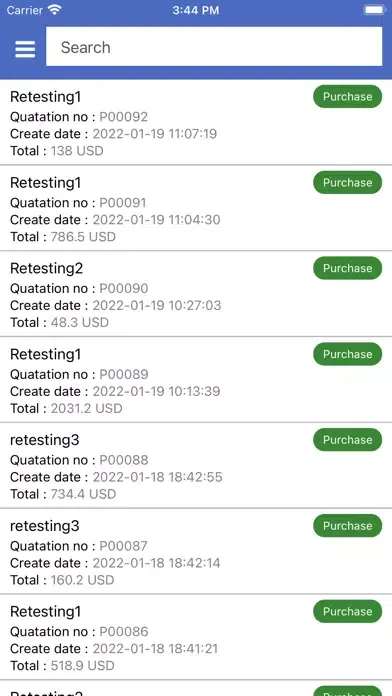 mERP - Order Manager For Odoo Screenshots