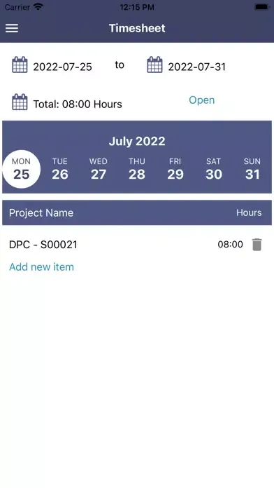 Capturas de pantalla de Ontime - Odoo Timesheet