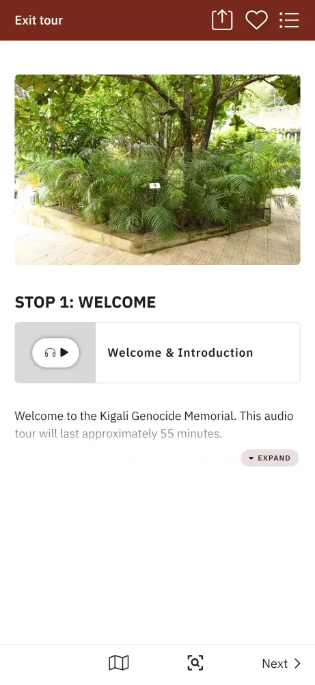 Capturas de tela do Kigali Genocide Memorial