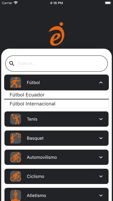 Capturas de tela do ENCICLOPEDIA DEPORTIVA