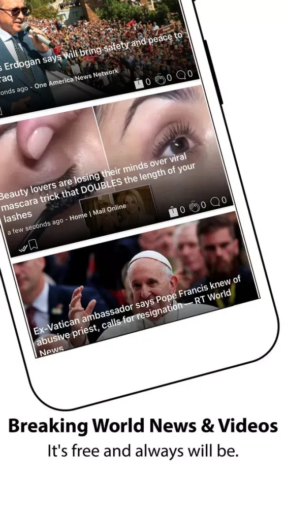 NewsApp - Local Breaking News Screenshots