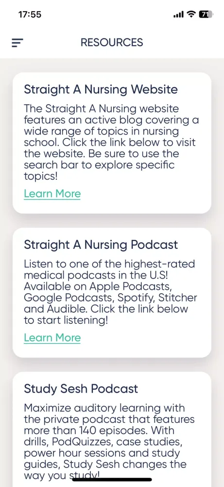 Capturas de pantalla de Straight A Nursing